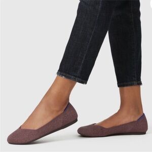 Rothy’s truffle python flats